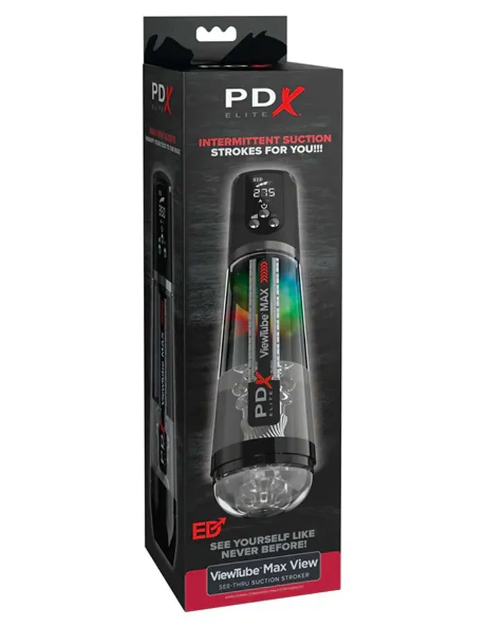Pipedream Anal Pdx Elite Viewtube Max View Black