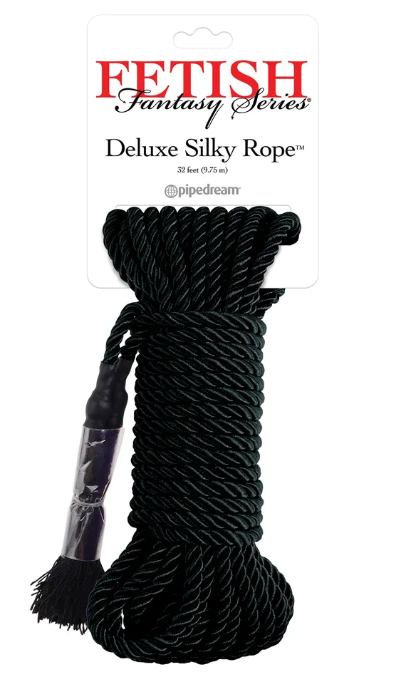 Pipedream Couples Fetish Fantasy Series Deluxe Silky Rope Black