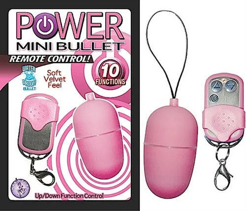 Power Mini Bullet Remote Control Pink Sale Female Sex Toys