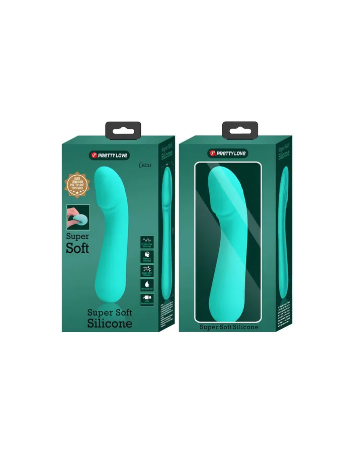 Pretty Love Cetus Rechargeable Vibrator Turquoise Female Sex Toys