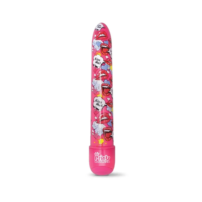 Prints Charming 7 Inch Classic Vibe Kiss Me Pink Sale Specials Vibrators
