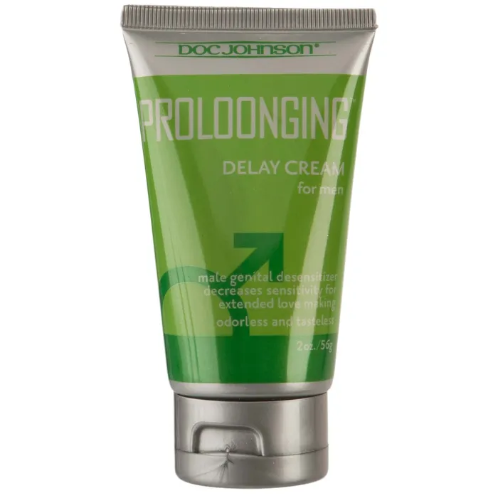 Proloonging Delay Cream for Men 2 Oz Boxed Doc Johnson Female Sex Toys