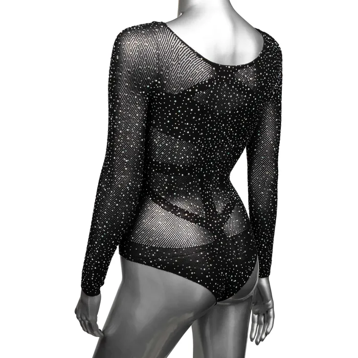 Radiance Long Sleeve Body Suit Queen Black CalExotics Anal Radiance Long Sleeve Body Suit Queen Black CalExotics Anal