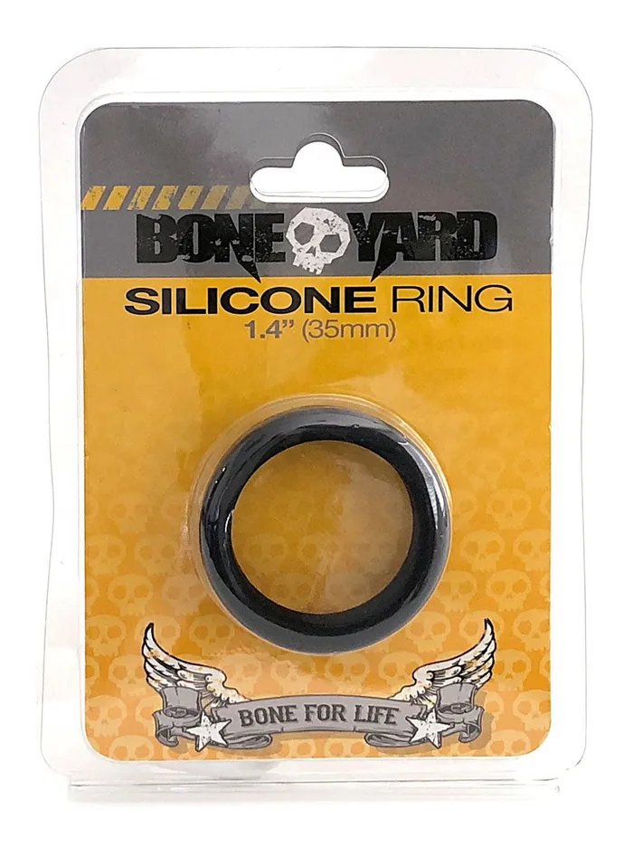 Rascal Boneyard Anal Boneyard Silicone Ring 35mm Black