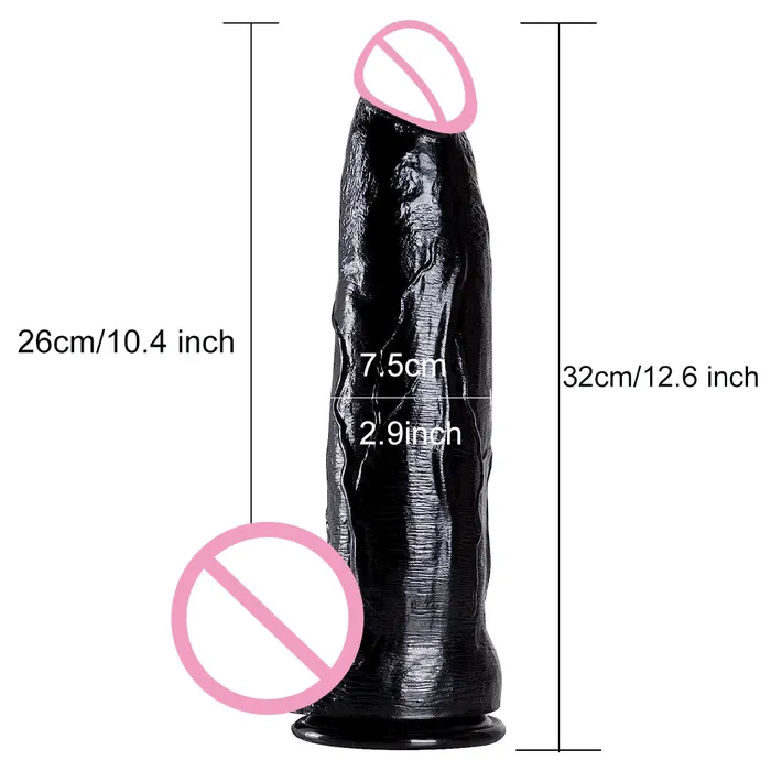 Realistic Black Dildo Butt Plug Huge Silicone Anal Dildo Suction Cup Sex Toys Domlust Anal Realistic Black Dildo Butt Plug Huge Silicone Anal Dildo Suction Cup Sex Toys Domlust Anal
