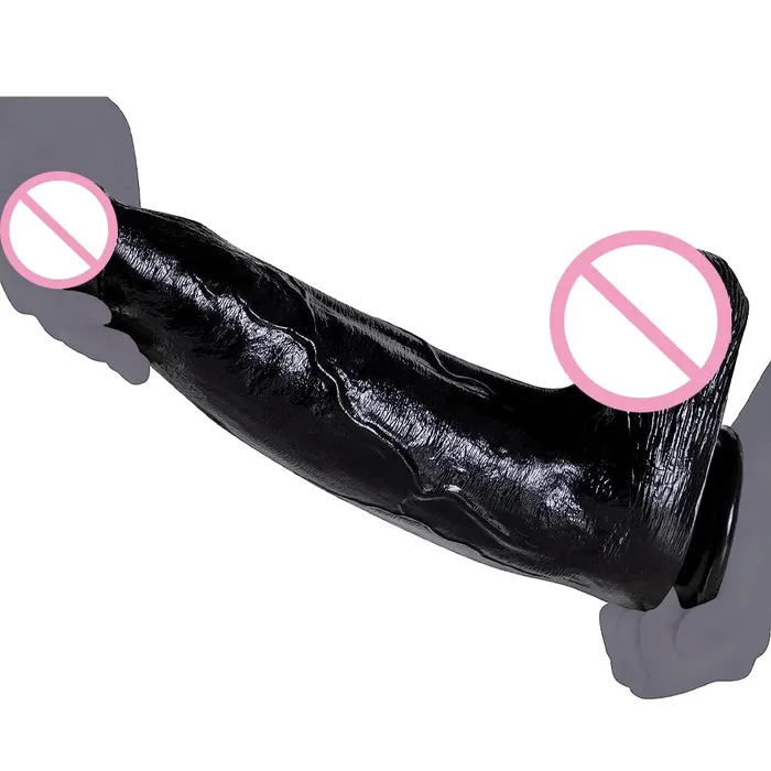 Realistic Black Dildo Butt Plug Huge Silicone Anal Dildo Suction Cup Sex Toys Domlust Anal