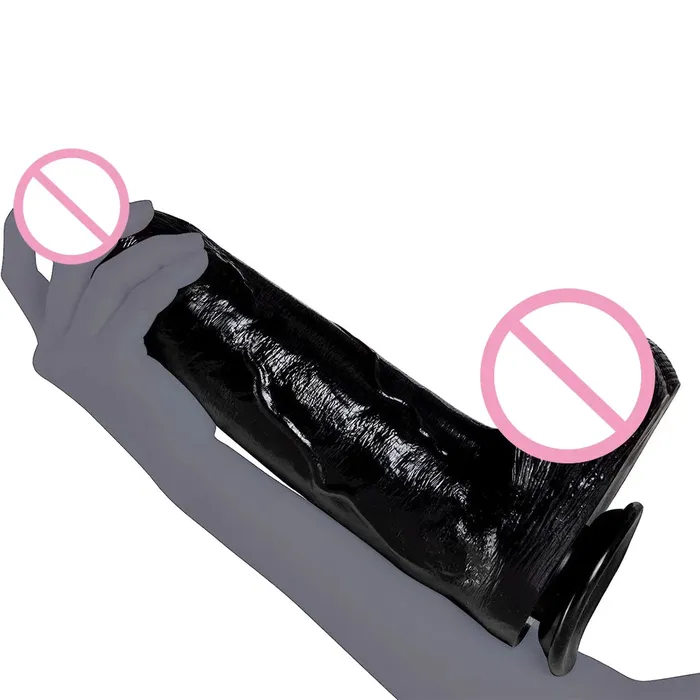 Realistic Black Dildo Butt Plug Huge Silicone Anal Dildo Suction Cup Sex Toys Domlust Anal