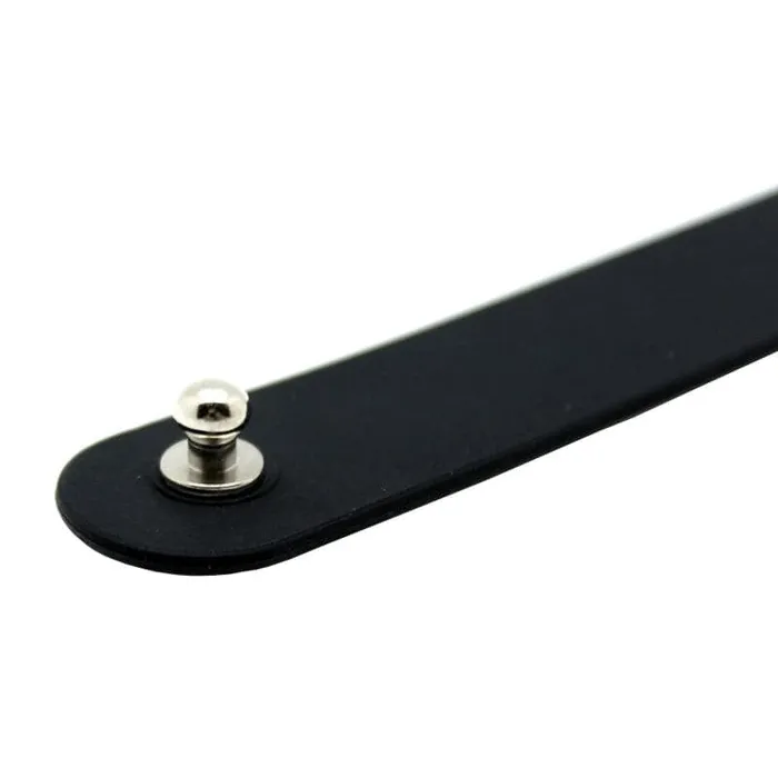 Rimba Black Silicone Bitch Collar Anal Rimba Black Silicone Bitch Collar Anal