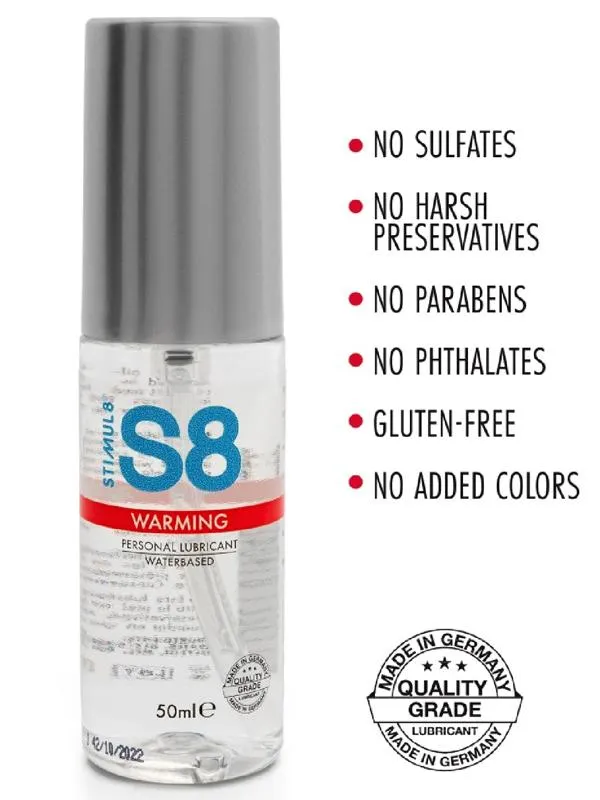 S8 Anal S8 Lubrificante a base dacqua Warming 50 ml