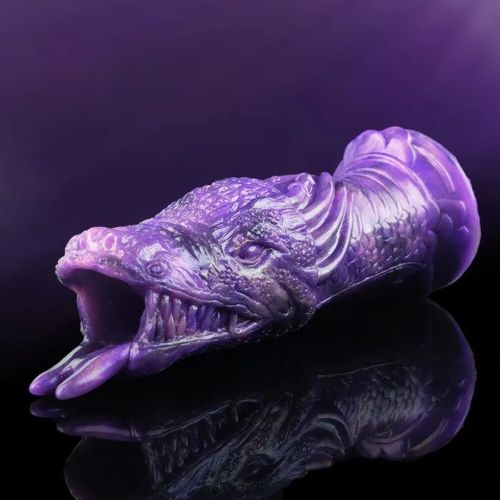 Samael Dragon Penis Sleeve Hollow Cock Extender DirtyToyz Male Sex Toys