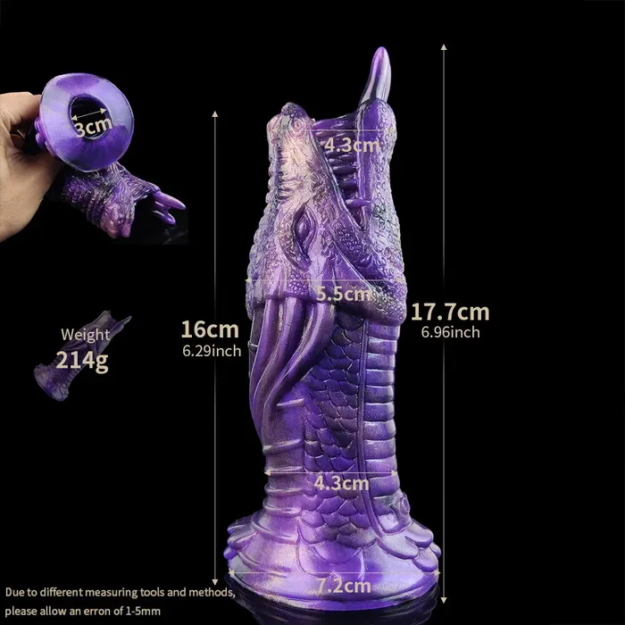 Samael Dragon Penis Sleeve Hollow Cock Extender DirtyToyz Male Sex Toys