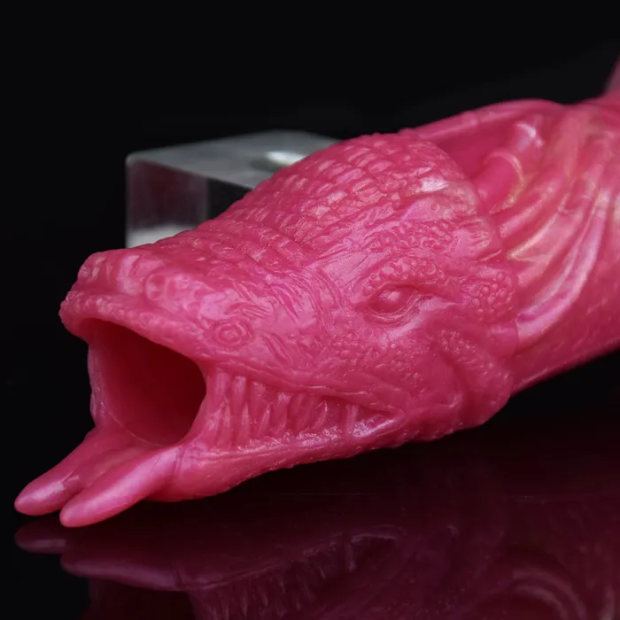 Samael Dragon Penis Sleeve Hollow Cock Extender DirtyToyz Male Sex Toys