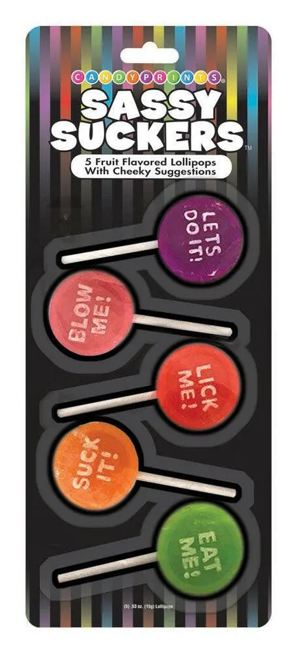 Sassy Sucker 5 Fruit Flavored Lollipops Sale Vibrators