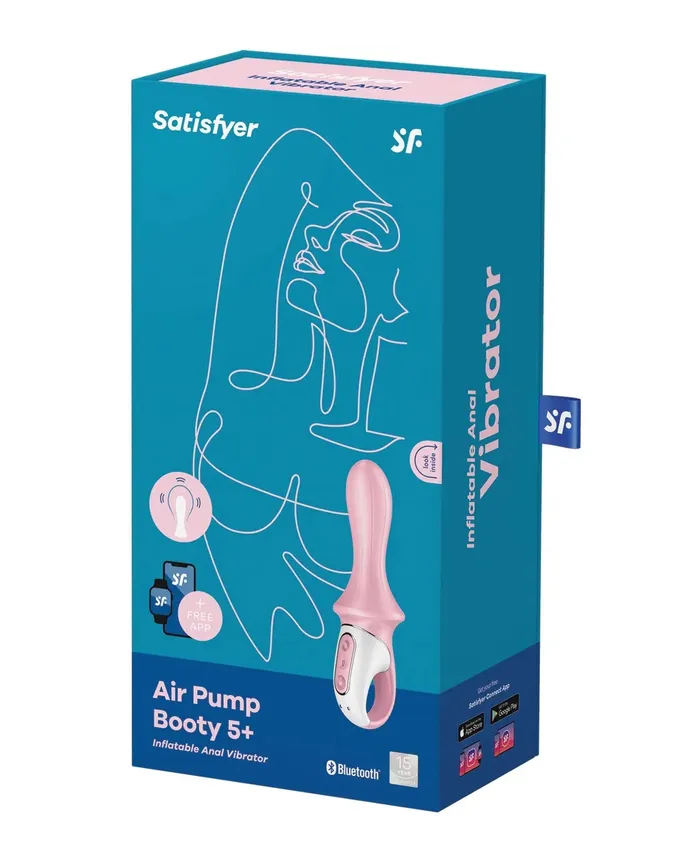 Satisfyer Anal Satisfyer Air Pump Booty 5 Inflatable Anal Vibrator Inflatable Butt Plug