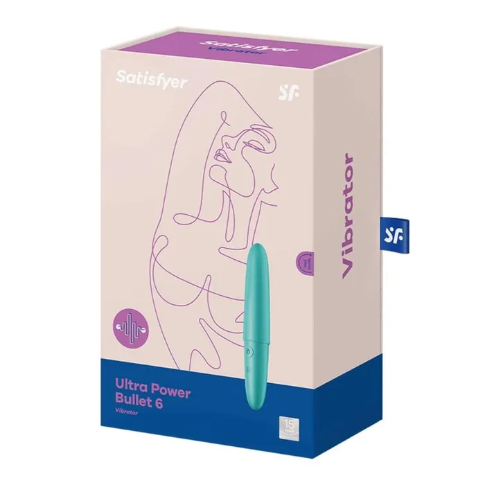 Satisfyer Female Sex Toys Satisfyer Ultra Power Bullet 6 Vibrator Turquoise