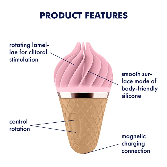 Satisfyer Vibrators Sweet Treat PinkBrown