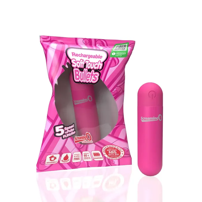 Screaming O Vibrators Screaming O Soft Touch Rechargeable Bullet Pink