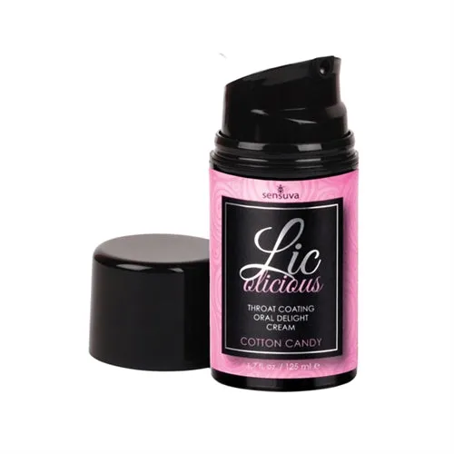 Sensuva Dildos LicOLicious Oral Delight Cream Cotton Candy 17 Oz Sensuva Dildos LicOLicious Oral Delight Cream Cotton Candy 17 Oz