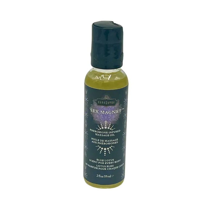 Sex Magnet Blue Lotus Pheromone Massage Oil 2 Fl Kama Sutra Couples