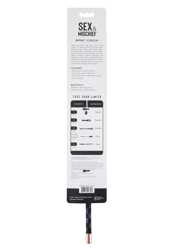 Sex Mischief Vibrators Brat Crop