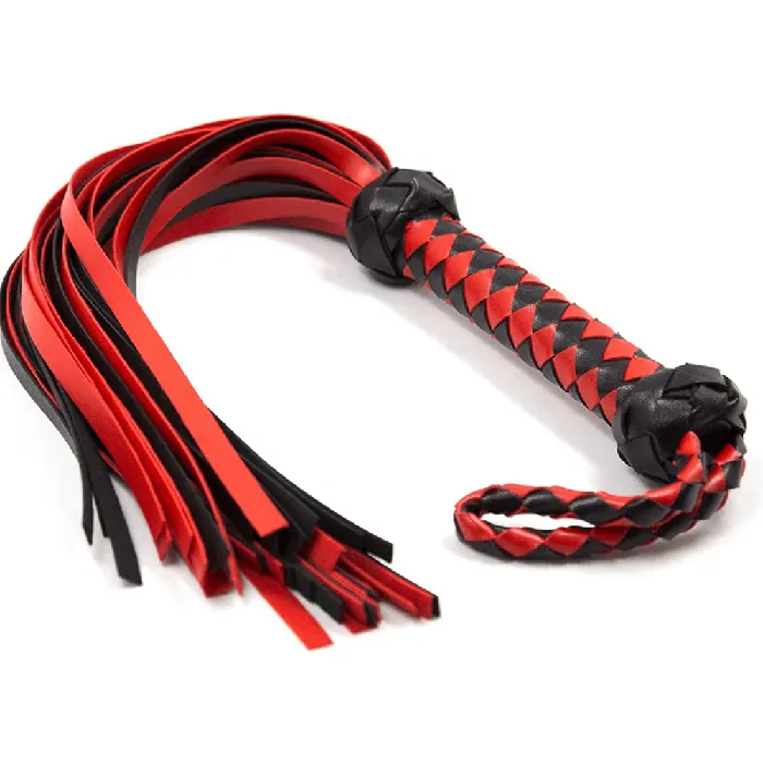 Sexy Emporium 13 Inch Red Black Chequered Flogger Anal Sexy Emporium 13 Inch Red Black Chequered Flogger Anal