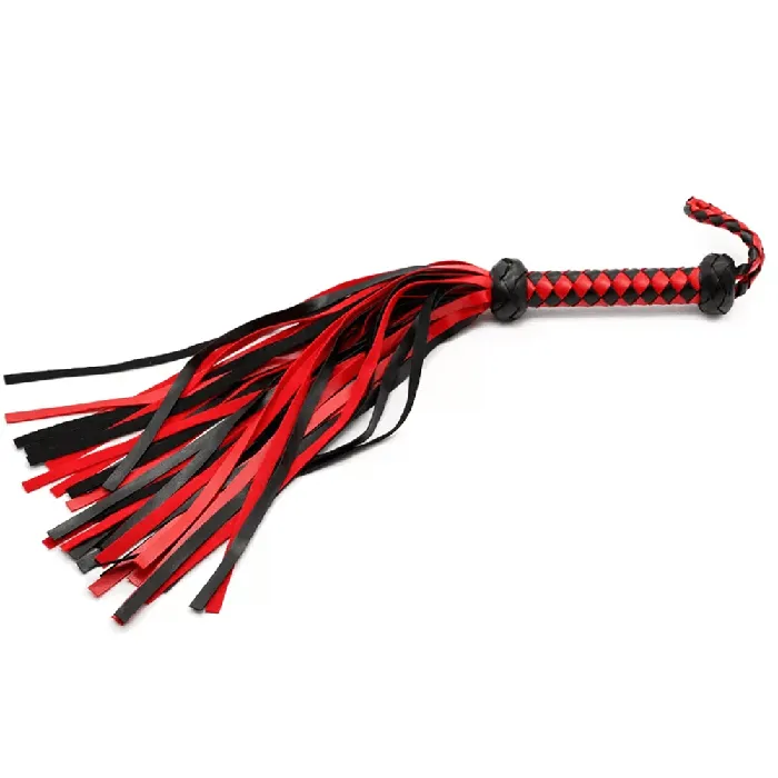 Sexy Emporium 13 Inch Red Black Chequered Flogger Anal Sexy Emporium 13 Inch Red Black Chequered Flogger Anal