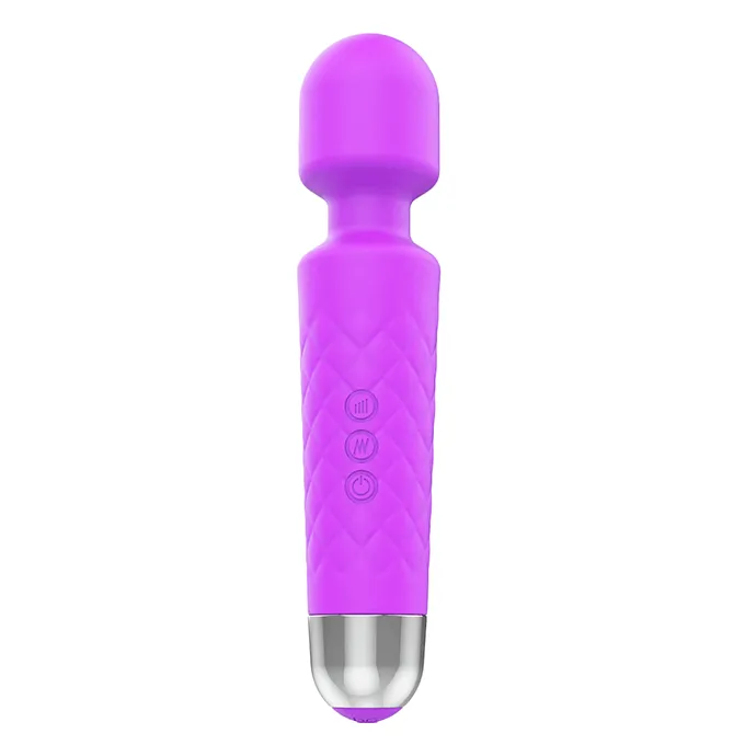 Sexy Emporium Vibrators Luxurious Silicone 20 Frequency Vibration Wand Purple Sexy Emporium Vibrators Luxurious Silicone 20 Frequency Vibration Wand Purple
