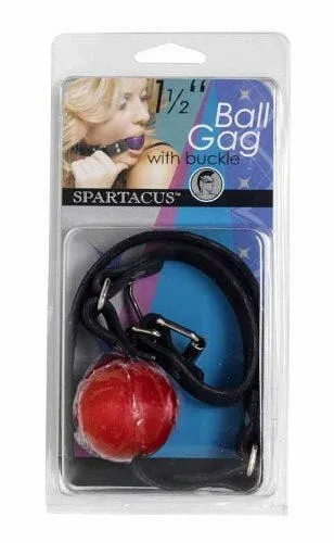 Spartacus 112 Red Gag With 34 Buckle Vibrators