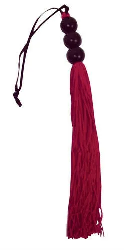 Sportsheets Dildos Sex and Mischief Rubber Whip Small 10 Inch Red