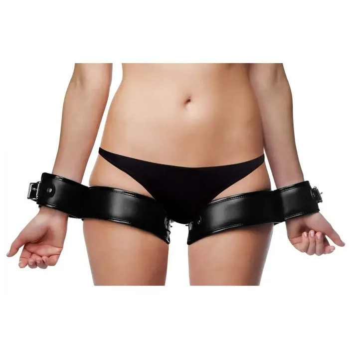 Strict Leather Couples Thigh Cuff Restraint System BDSM Bondage Cuffs