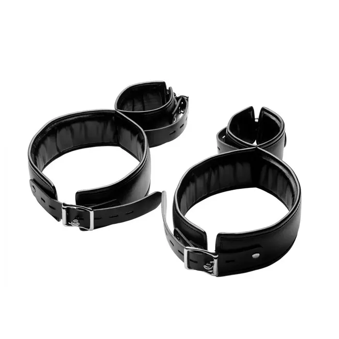 Strict Leather Couples Thigh Cuff Restraint System BDSM Bondage Cuffs Strict Leather Couples Thigh Cuff Restraint System BDSM Bondage Cuffs