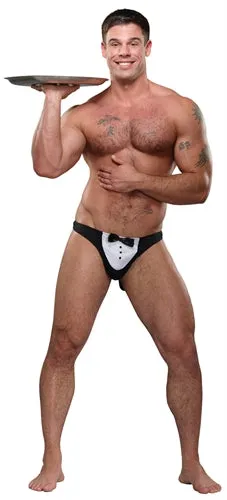 Teddies And Bodies Male Power Maitre D Thong One Size Black