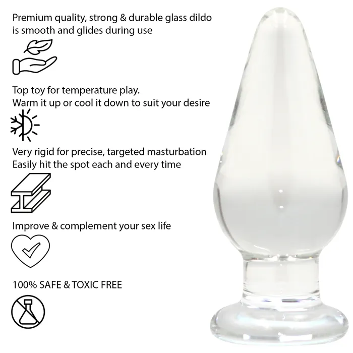 The Ultimate Glass Butt Plug Sexy Emporium Anal