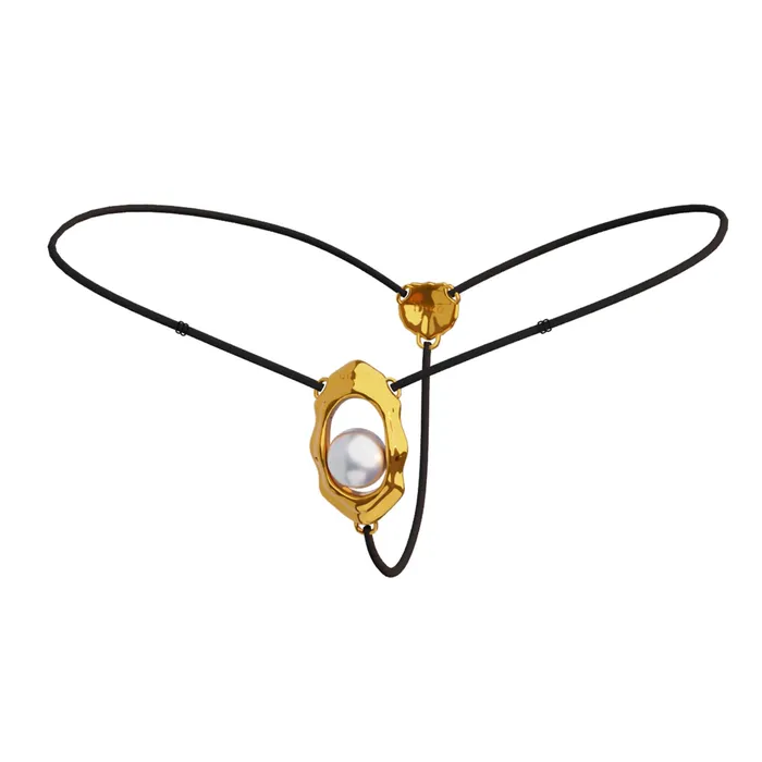 UPKO Female Sex Toys Moist Eyes Gstring Clitoral Jewelry With Bead Stimulator