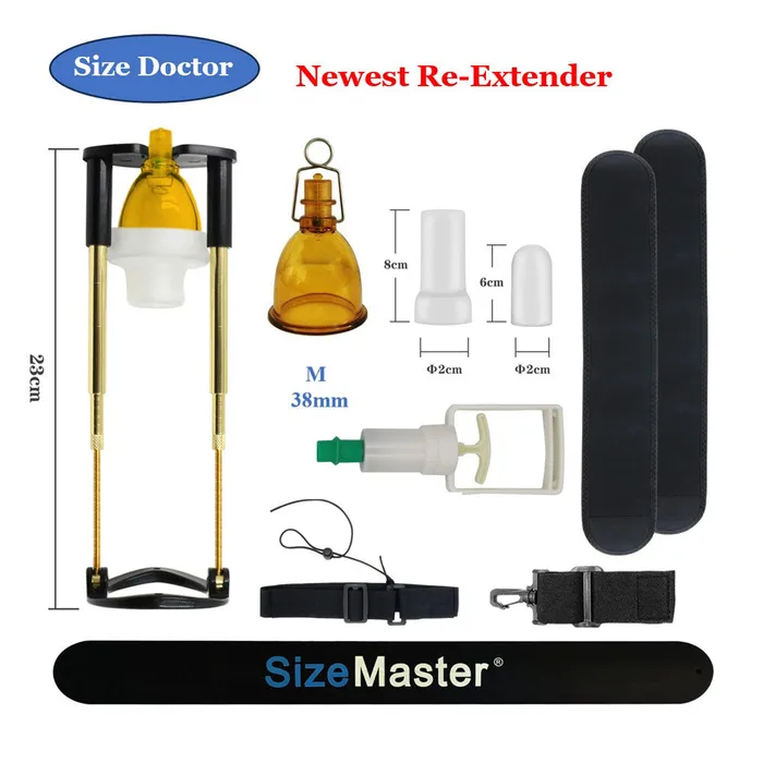 Vacuum Penis Pump Extender Strap On Harness Cock Sleeve Enlager Sex Toy for Men Domlust Male Sex Toys