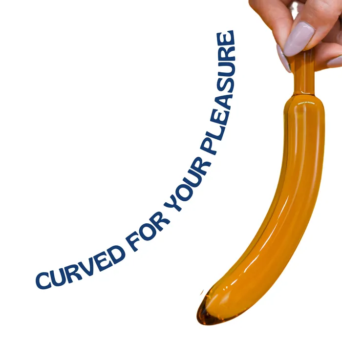 VeganToys Dildos Banana Glass Dildo