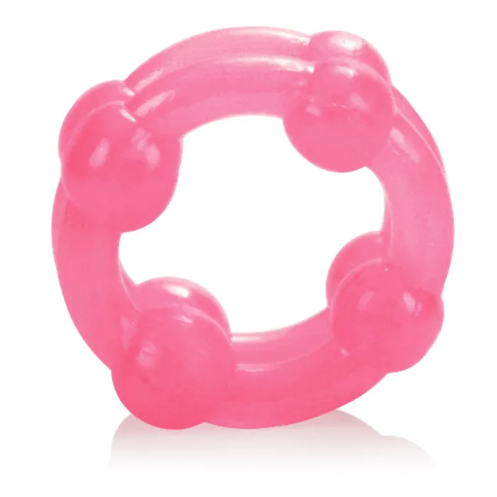 Vibrators CalExotics Island Rings Double Stacker Pink Vibrators CalExotics Island Rings Double Stacker Pink