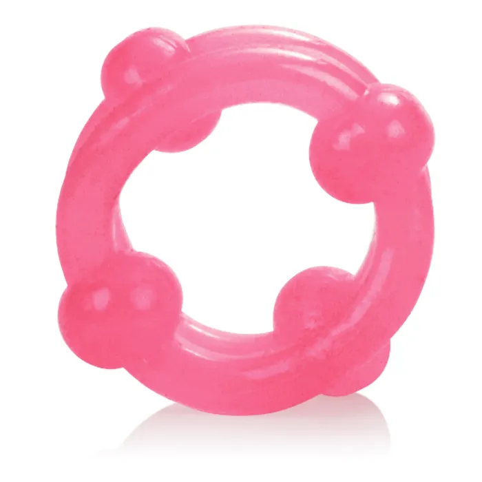 Vibrators CalExotics Island Rings Double Stacker Pink Vibrators CalExotics Island Rings Double Stacker Pink