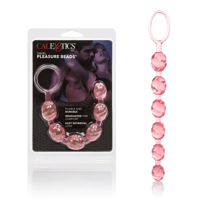 Vibrators CalExotics Swirl Pleasure Beads Pink