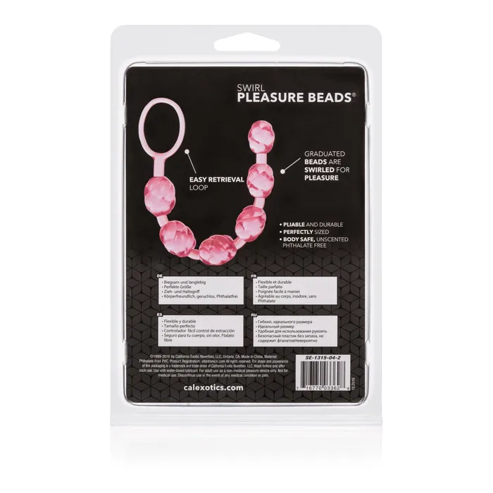 Vibrators CalExotics Swirl Pleasure Beads Pink