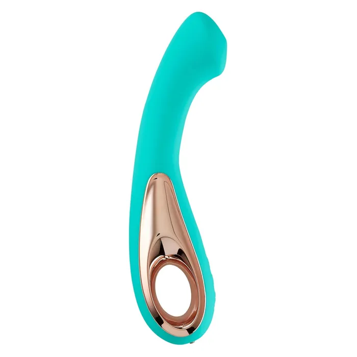 Vibrators Cloud 9 Novelties Pro Sensual Roller Touch TriFunction GSpot Curved Form Teal