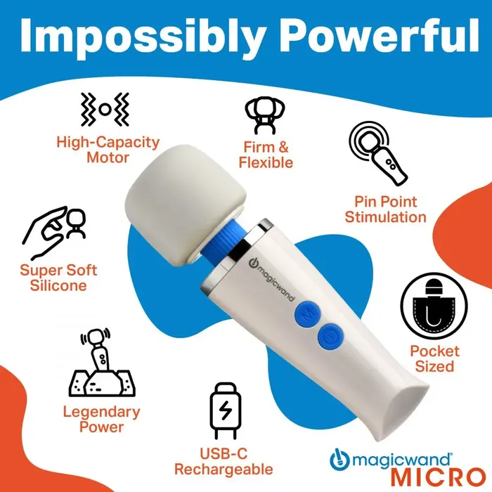 Vibrators Magic Wand Magic Wand Micro Travel Vibrator