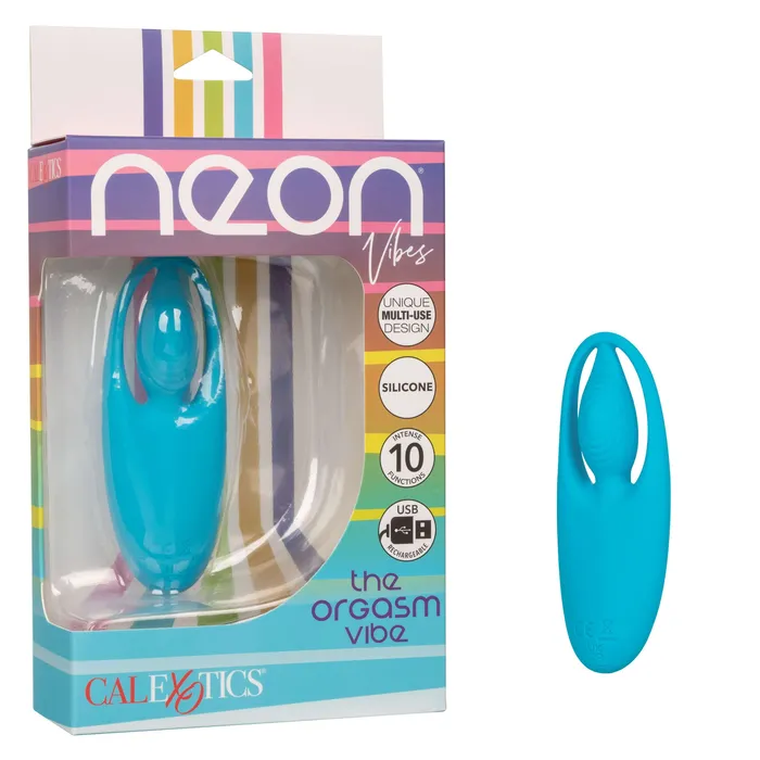 Vibrators Neon Vibes the Orgasm Vibe Blue CalExotics