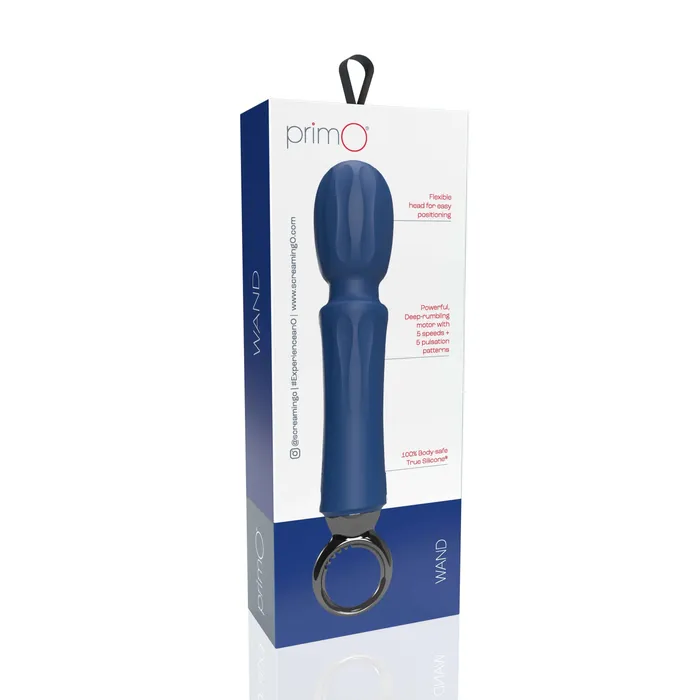 Vibrators Screaming O Primo Wand Rechargeable Vibe Blueberry Vibrators Screaming O Primo Wand Rechargeable Vibe Blueberry