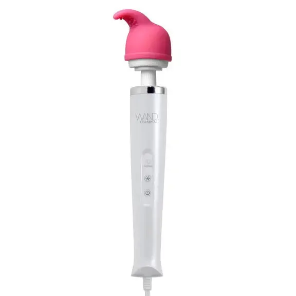 Wand Essentials Vibrators 10 Speed Wand Vibrator and Nuzzle Tip Massage Kit