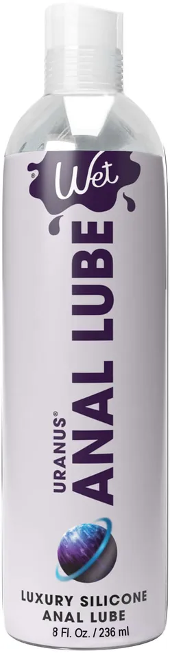 Wet Uranus Anal Lube Premium Silicone Based Lubricant 8 Oz Wet Anal