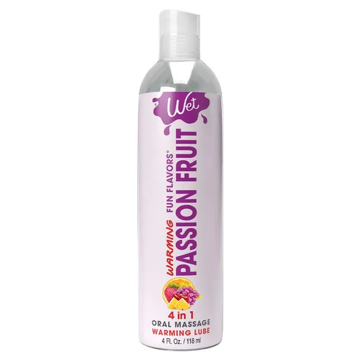 Wet Vibrators Fun Flavours Passion Fruit 4 Fl Oz 118 ml