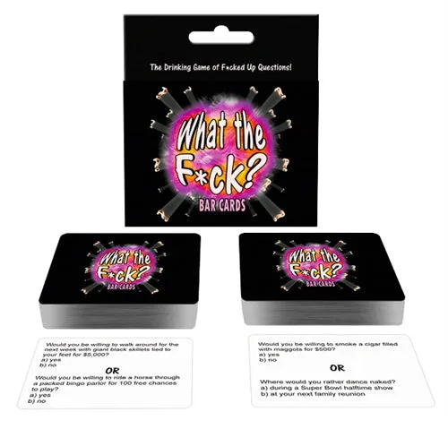 What the FCk Bar Cards Kheper Games Dildos