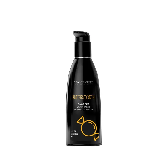 Wicked Sensual Care Lubricants Butterscotch Flavored Water Based Lubricant 2 Oz Wicked Sensual Care Lubricants Butterscotch Flavored Water Based Lubricant 2 Oz