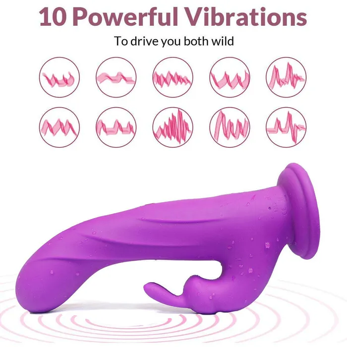 Wireless Controlled Rabbit Vibrator with Suction base Sexcite Shop Female Sex Toys Wireless Controlled Rabbit Vibrator with Suction base Sexcite Shop Female Sex Toys